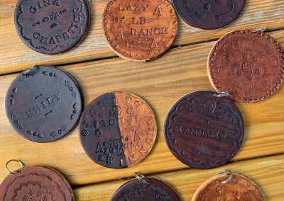Leather Rounds Leatherwork - Lazy L&B Dude Ranch Wyoming